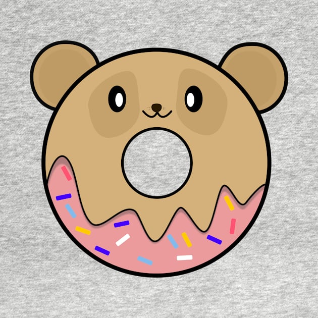 Donut Bear T-Shirt by happinessinatee